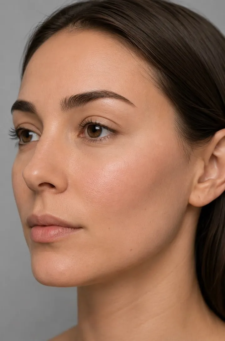 After - Cheek & midface volume