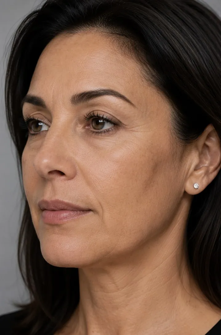 Before - Midface volume & folds