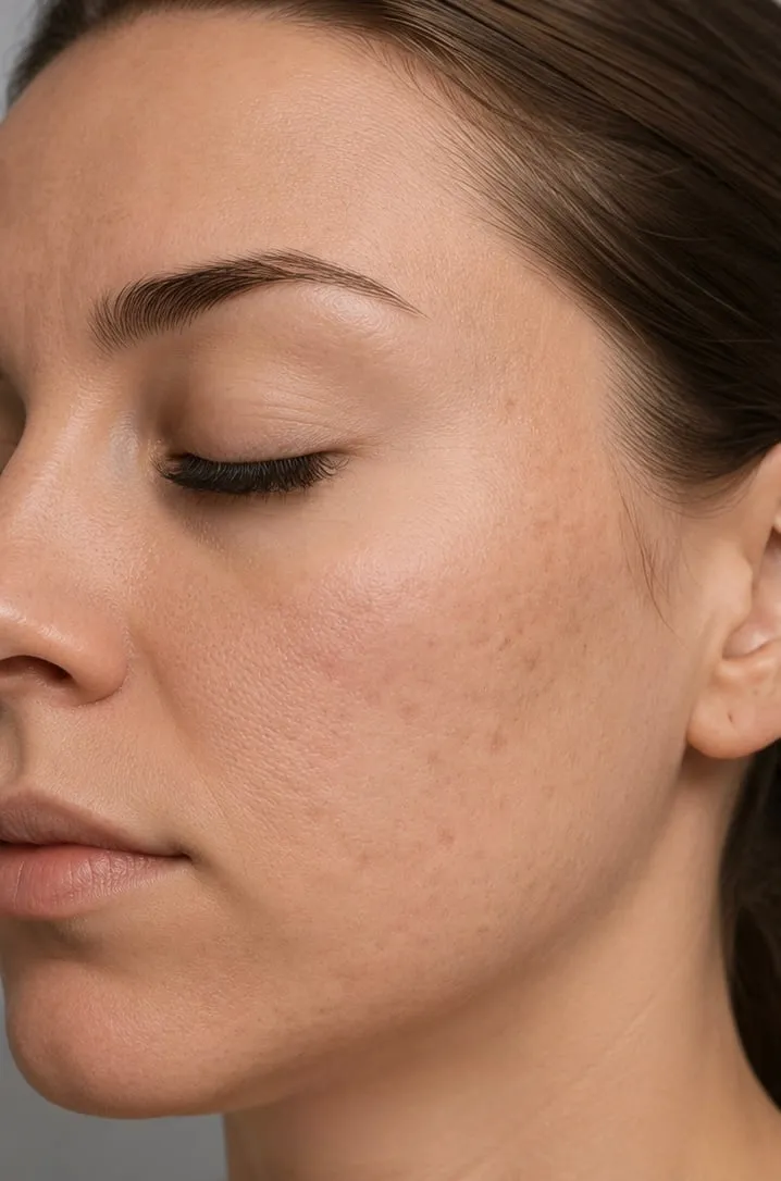 Before - Acne scarring & texture