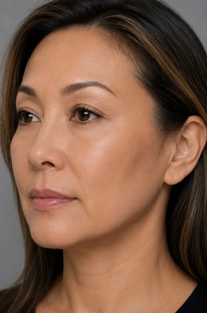 After - Jowls & jawline definition