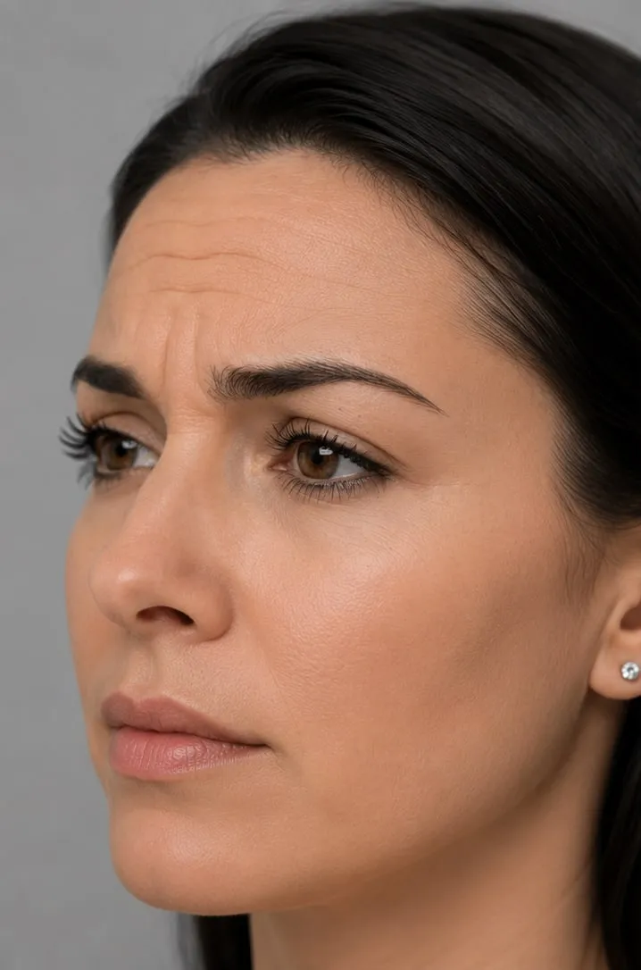 Before - Frown & forehead lines